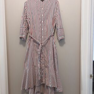 J CREW Cotton Dress, sz 12 Red, White &Blue!